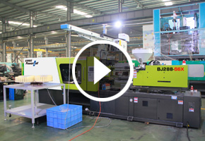寶捷BJ288-S6X伺服節(jié)能注塑機(jī)一出32全自動(dòng)生產(chǎn)、包裝一次性餐具透明叉子